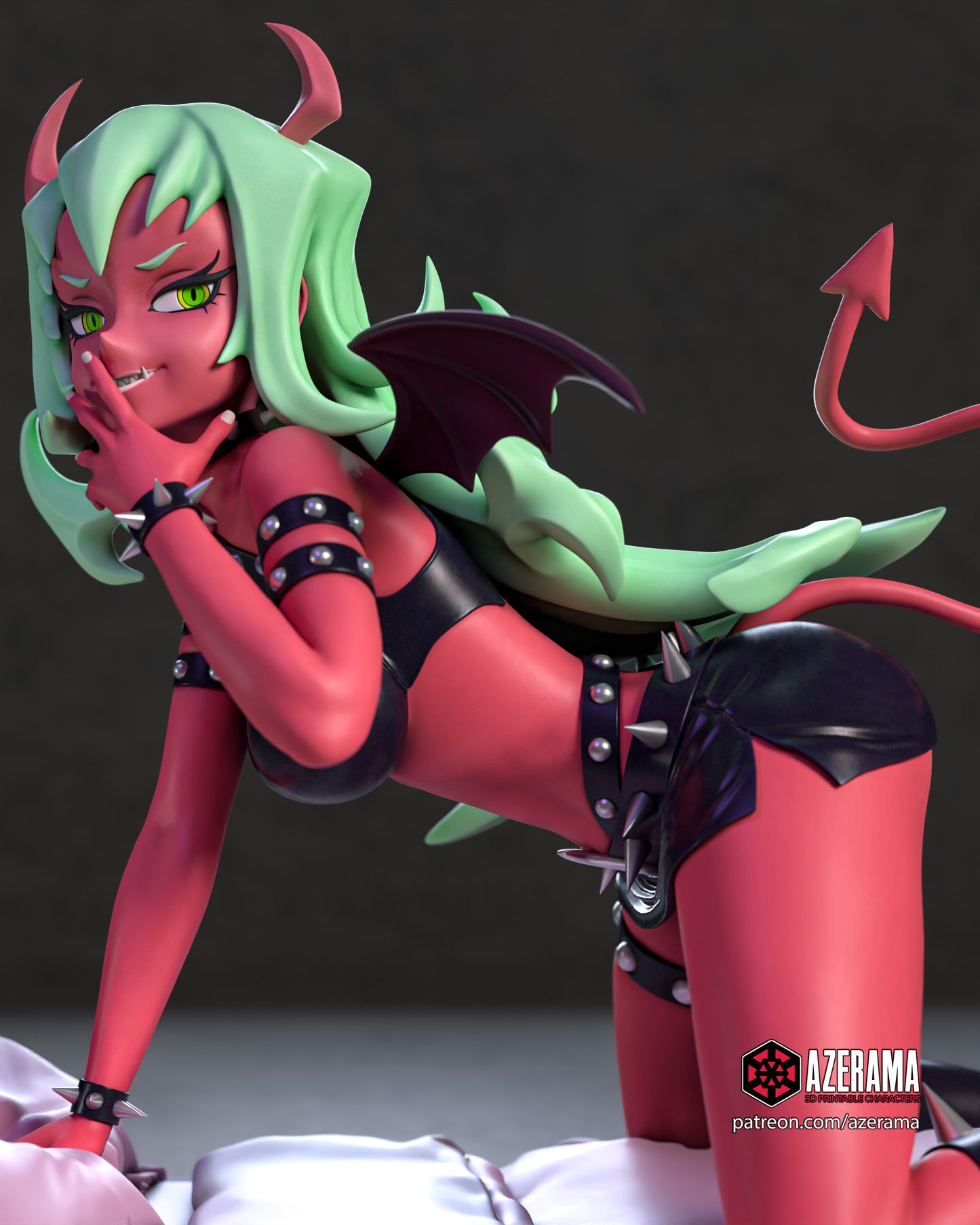 Scanty and Kneesocks - Unassembeld and Unpainted Garage Kit - Model Designed by Azerama