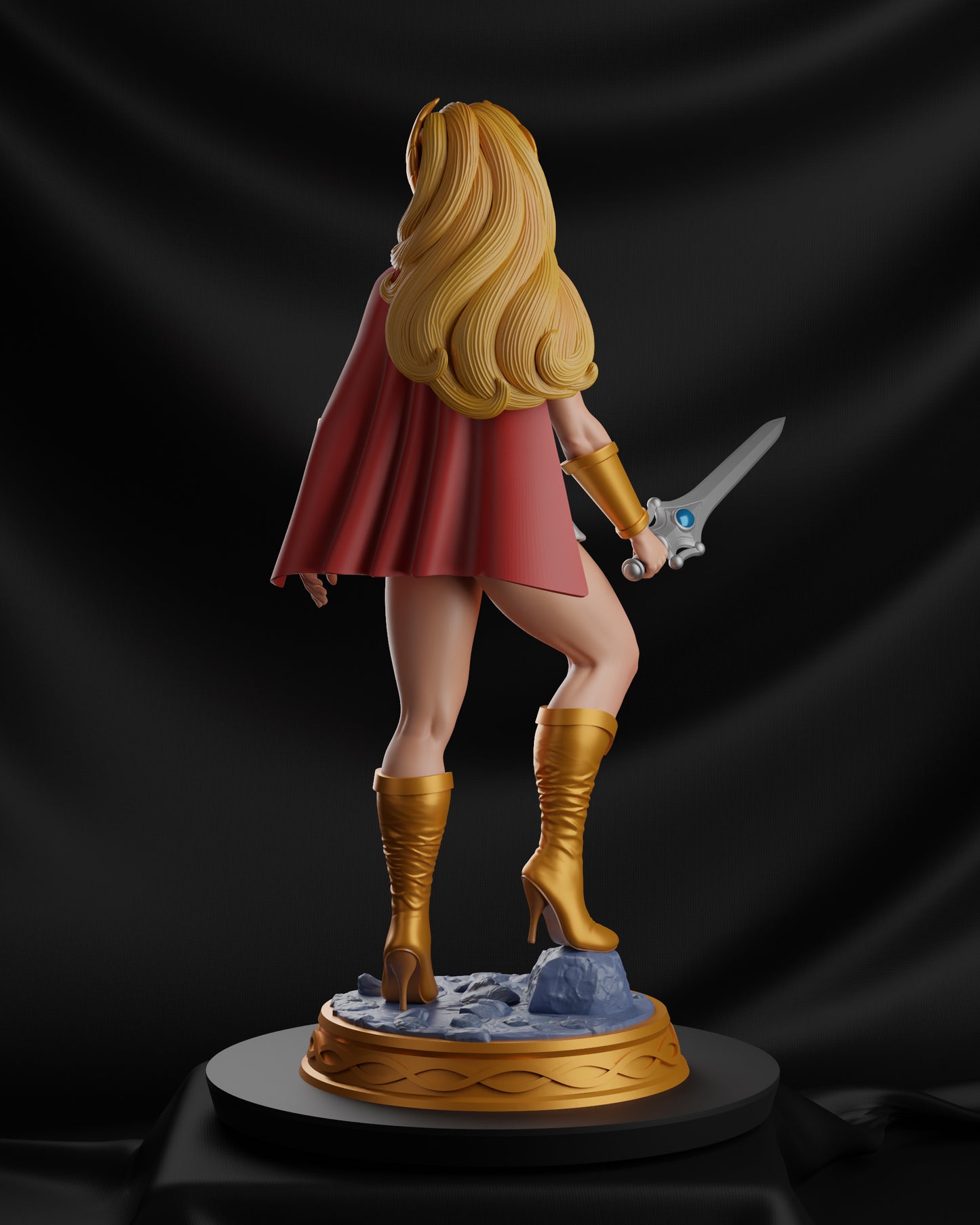 She-Ra - Unassembled and Unpainted Garage Kit - Model Designed by Abe3d/Piovani