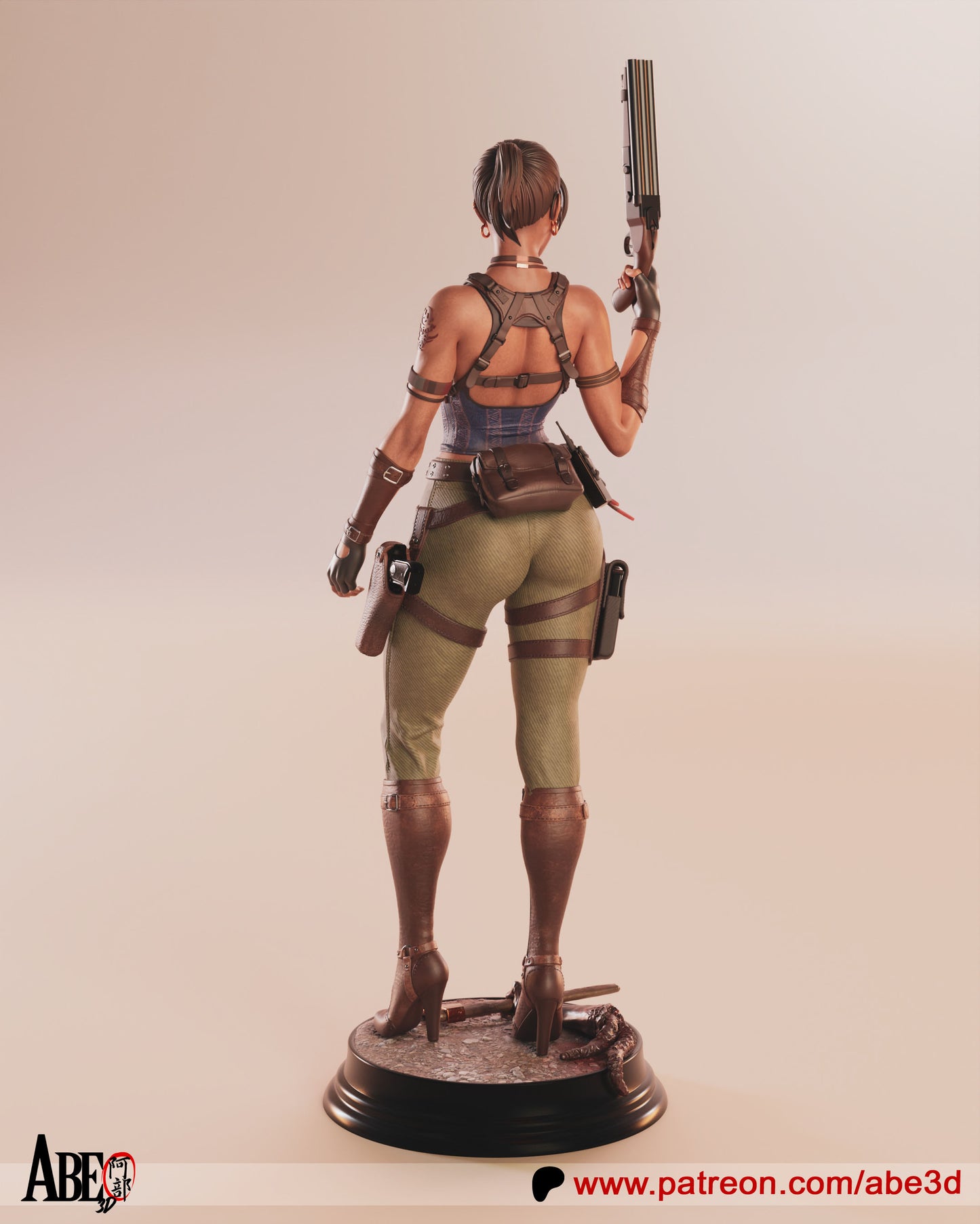 Sheva (VARIANT PARTS INCLUDED) - Unassembled and Unpainted Garage Kit - Model Designed by Abe3D