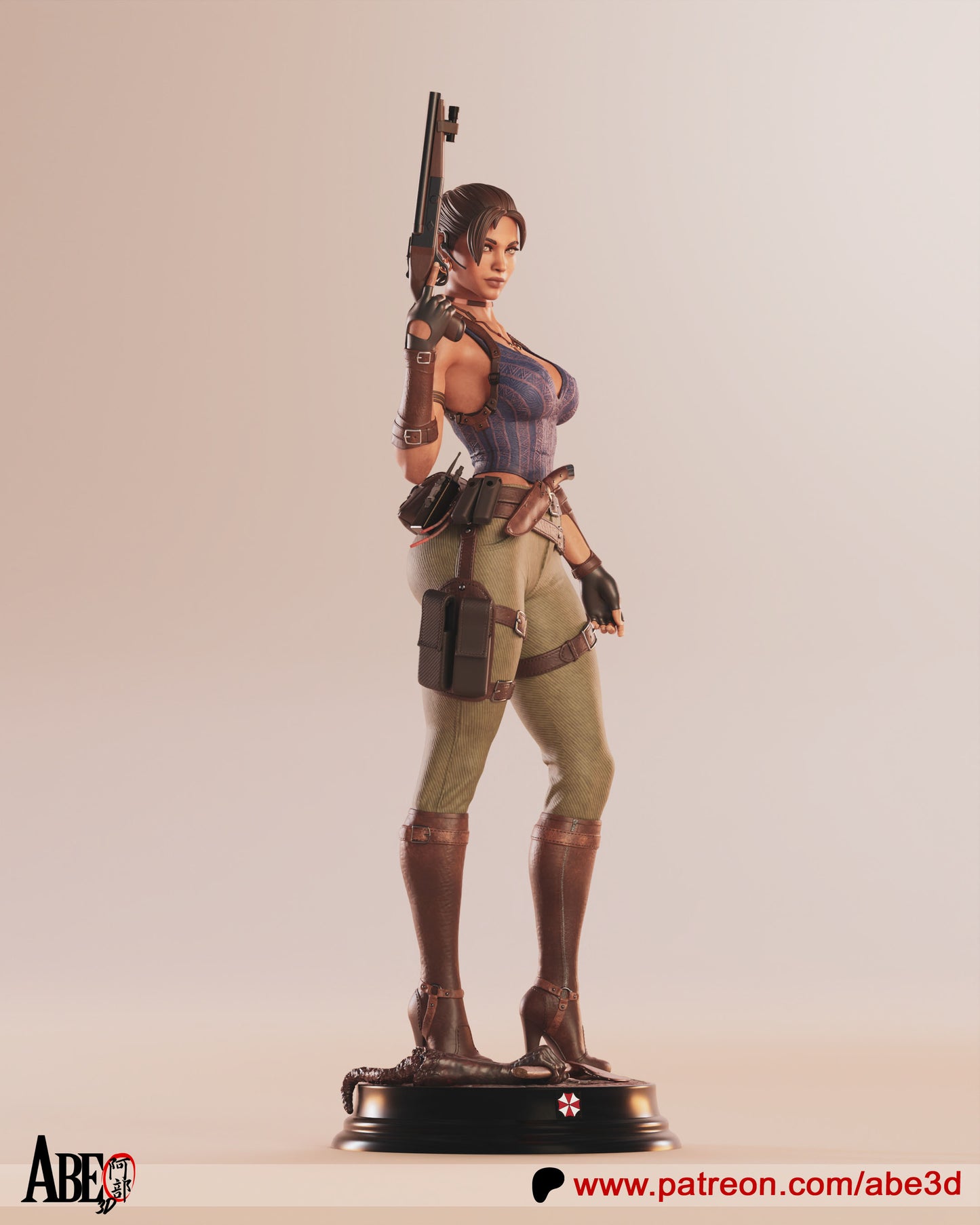 Sheva (VARIANT PARTS INCLUDED) - Unassembled and Unpainted Garage Kit - Model Designed by Abe3D