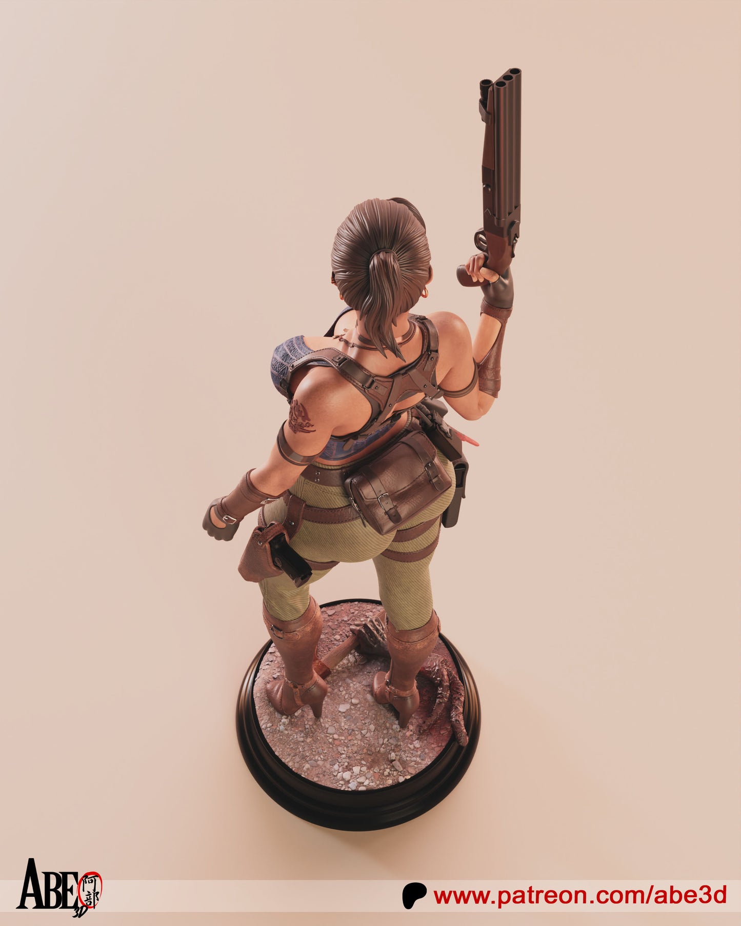 Sheva (VARIANT PARTS INCLUDED) - Unassembled and Unpainted Garage Kit - Model Designed by Abe3D