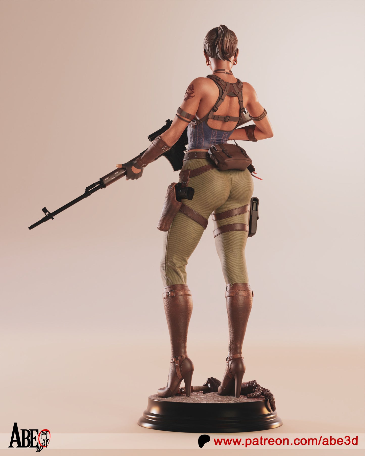 Sheva (VARIANT PARTS INCLUDED) - Unassembled and Unpainted Garage Kit - Model Designed by Abe3D