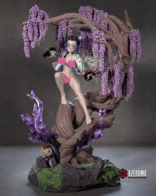 Shinobu NSFW - Unassembled and Unpainted Garage Kit - Model Designed by Azerama