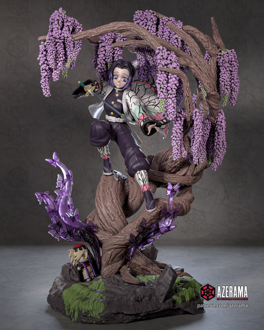 Shinobu - Unassembled and Unpainted Garage Kit - Model Designed by Azerama