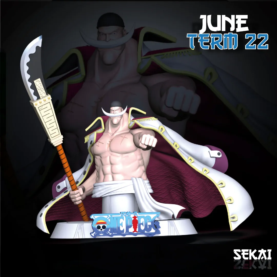 White Beard - Unassembled and Unpainted Garage Kit - Model Designed by Sekai3D