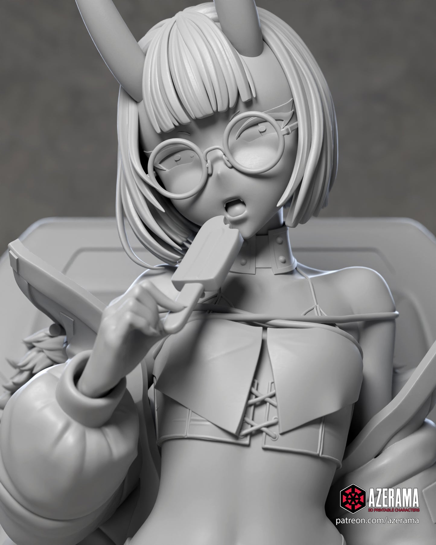 Shuten Douji MC (Modern Clothes) - Unassembled and Unpainted Garage Kit - Model Designed by Azerama