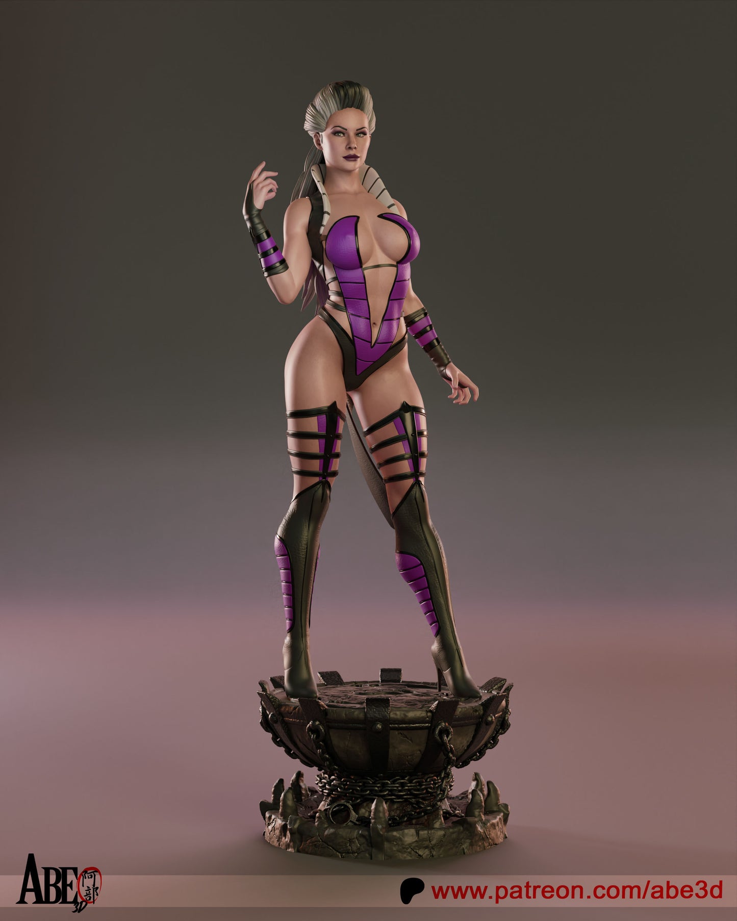 Sindel - Unassembled and Unpainted Garage Kit - Model Designed by Abe3d