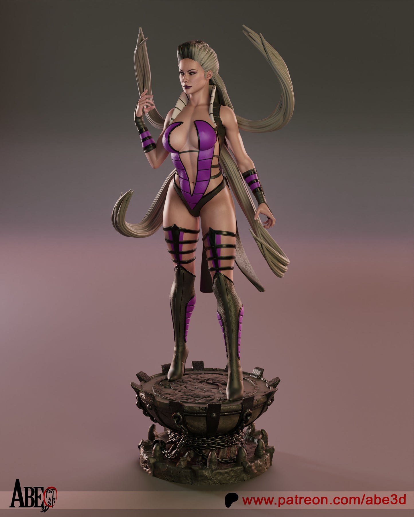 Sindel - Unassembled and Unpainted Garage Kit - Model Designed by Abe3d