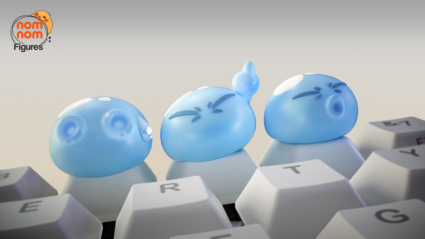 Slime KeyCaps - UNPAINTED - Model Designed by NomNom Figures