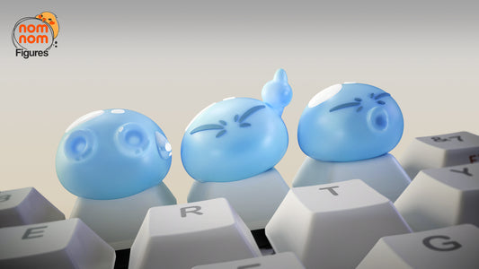 Slime KeyCaps - UNPAINTED - Model Designed by NomNom Figures