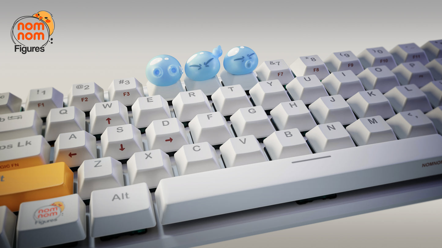 Slime KeyCaps - UNPAINTED - Model Designed by NomNom Figures