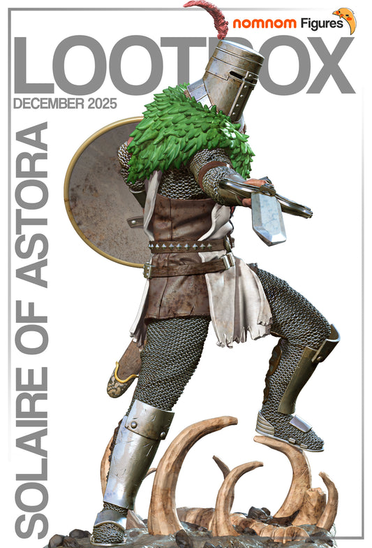 Solaire of Astora - Unassembled and Unpainted Garage Kit - Model Designed by Nomnom Figures