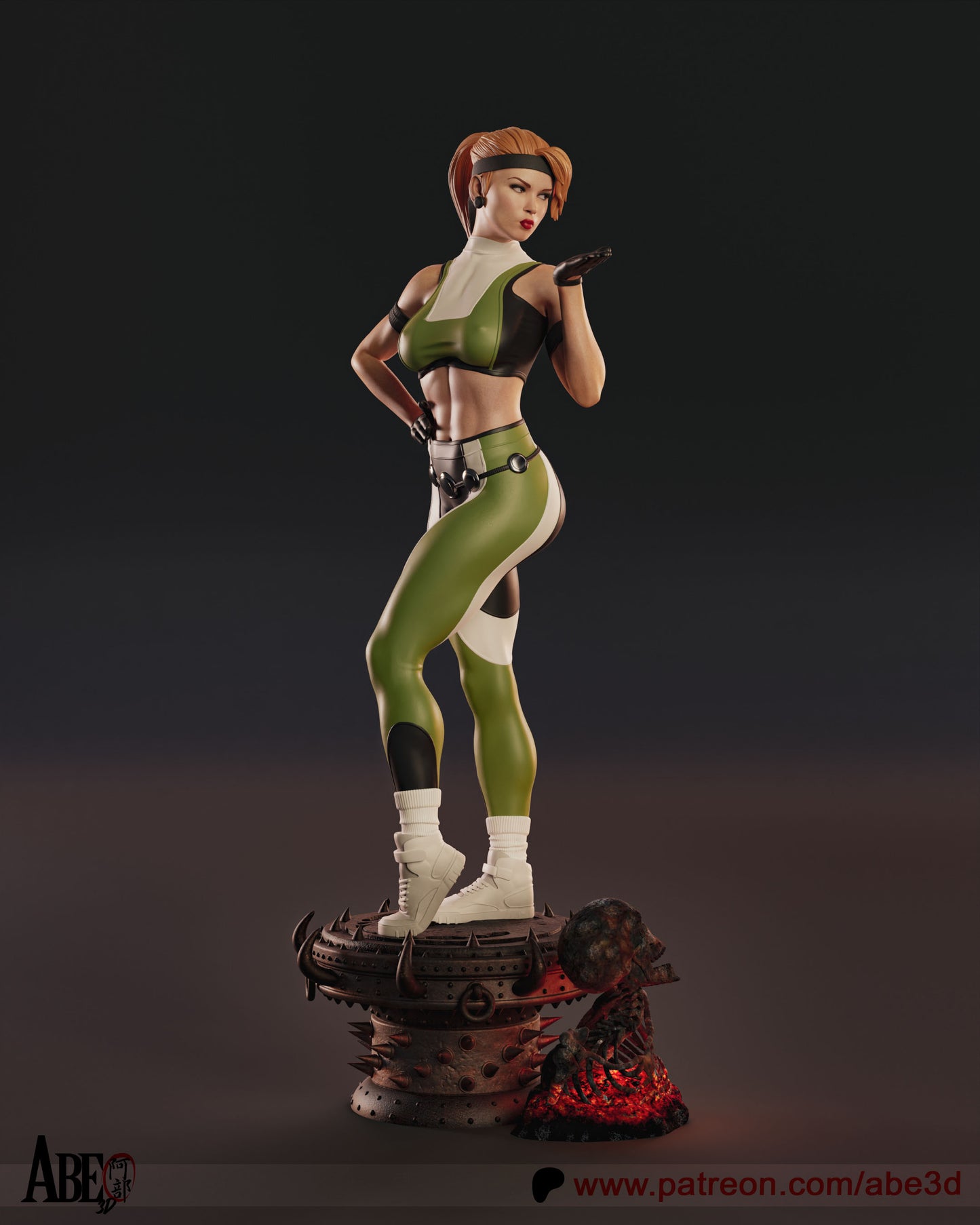 Sonya (VARIANT PARTS INCLUDED) - Unassembled and Unpainted Garage Kit - Model Designed by Abe3d