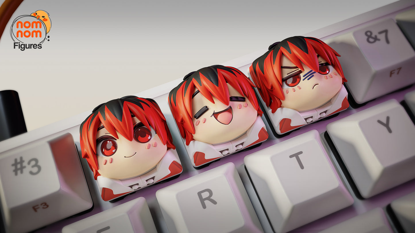 Stark KeyCaps - UNPAINTED - Model Designed by NomNom Figures