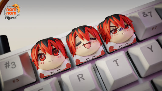 Stark KeyCaps - UNPAINTED - Model Designed by NomNom Figures