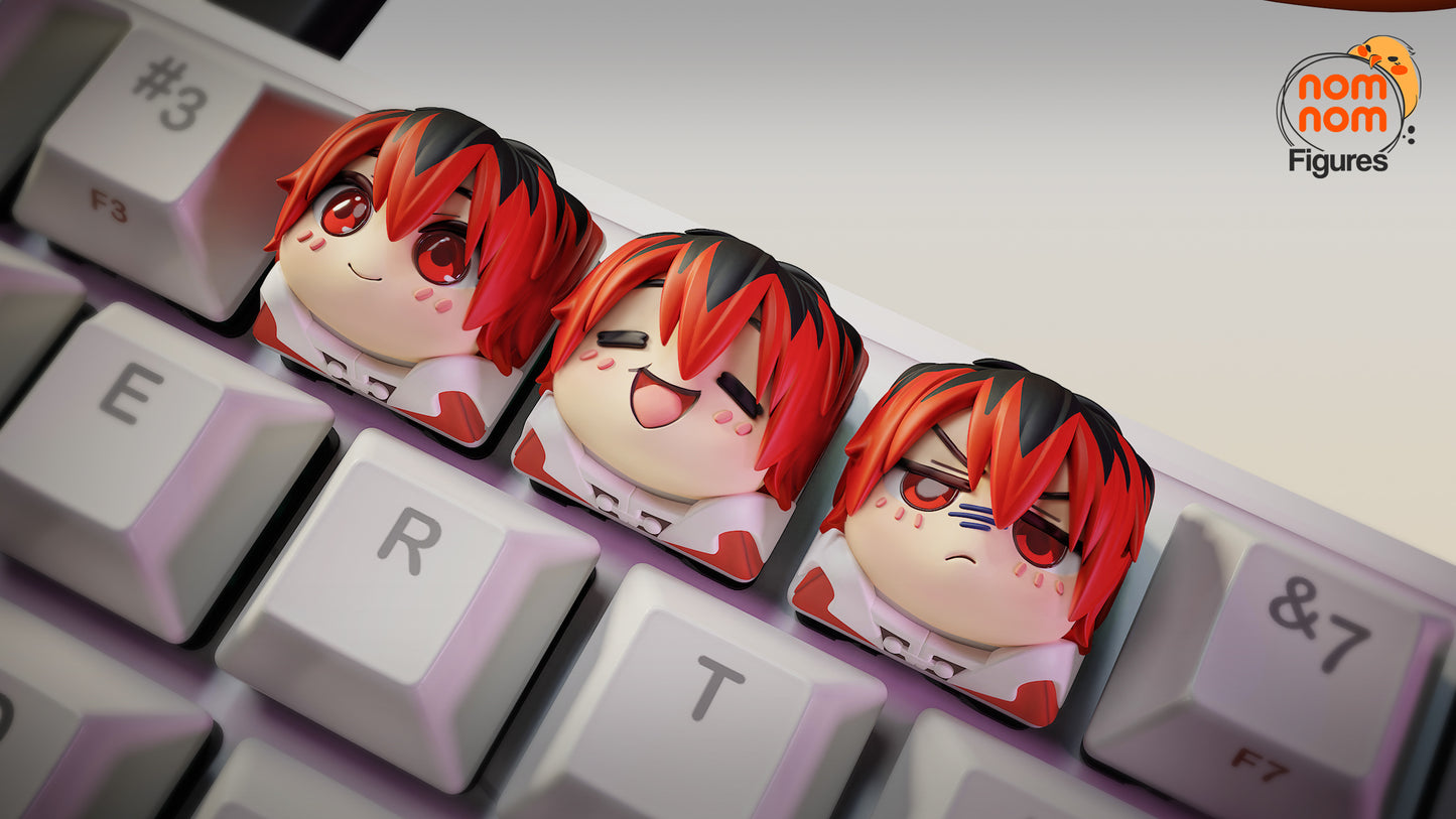 Stark KeyCaps - UNPAINTED - Model Designed by NomNom Figures