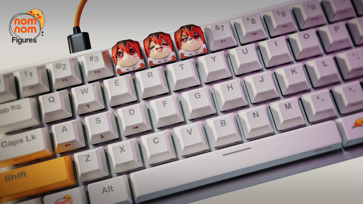 Stark KeyCaps - UNPAINTED - Model Designed by NomNom Figures
