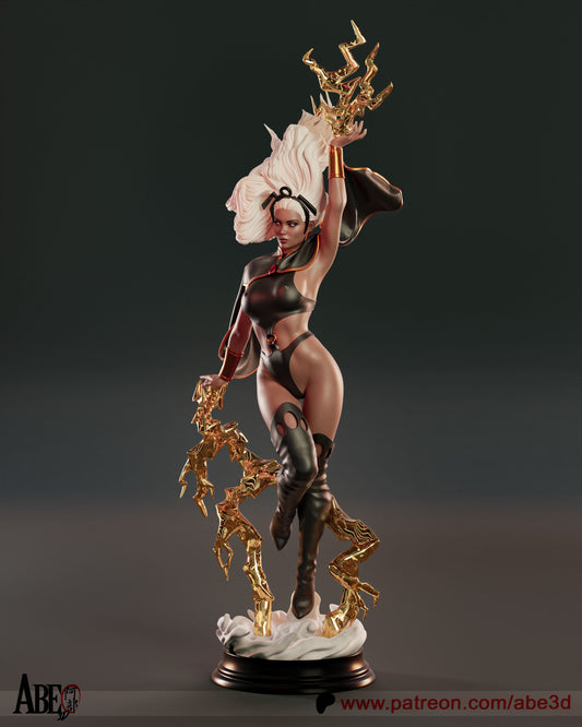 Storm - Unassembled and Unpainted Garage Kit - Model Designed by Abe3d