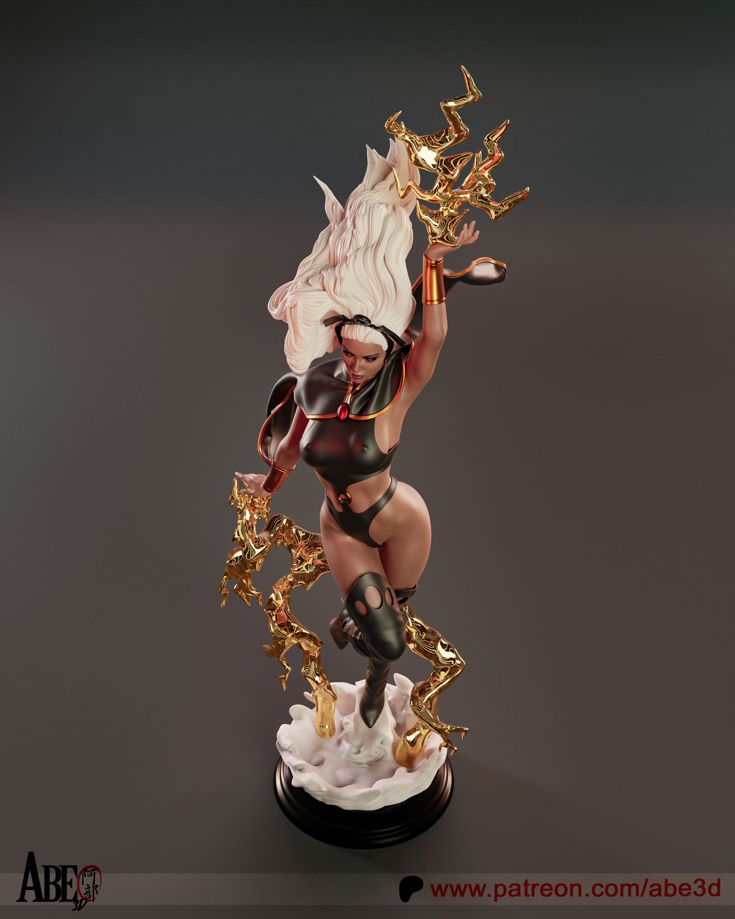 Storm - Unassembled and Unpainted Garage Kit - Model Designed by Abe3d