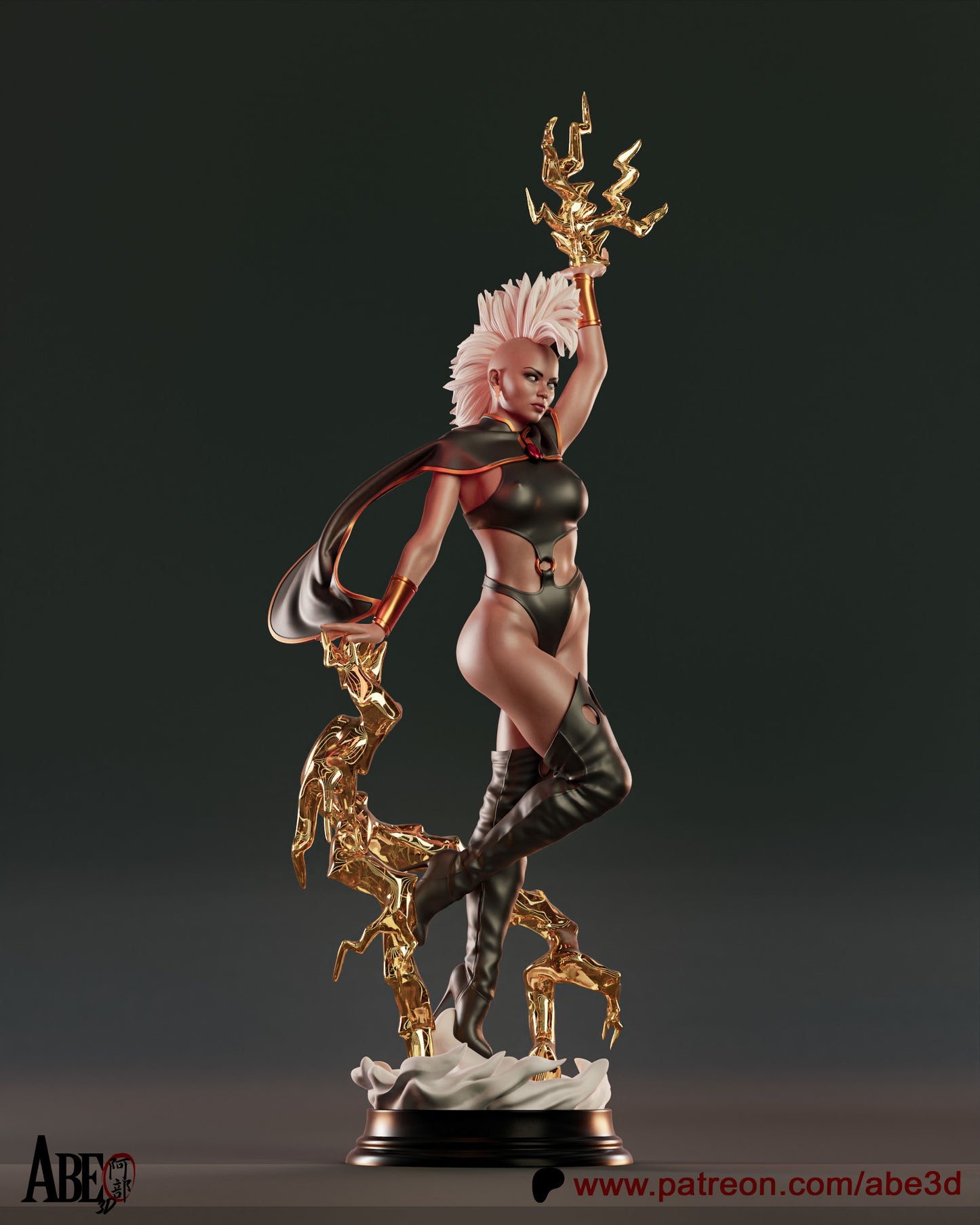 Storm - Unassembled and Unpainted Garage Kit - Model Designed by Abe3d