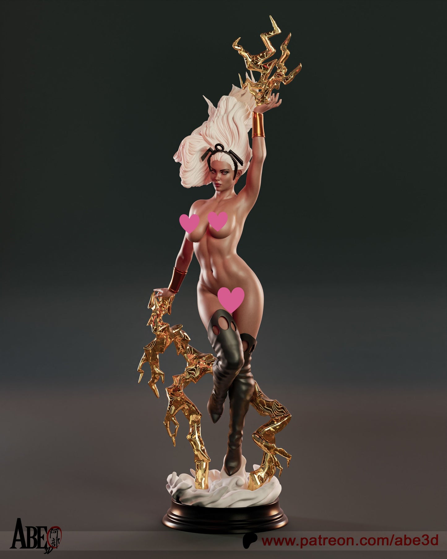 Storm NSFW - Unassembled and Unpainted Garage Kit - Model Designed by Abe3d