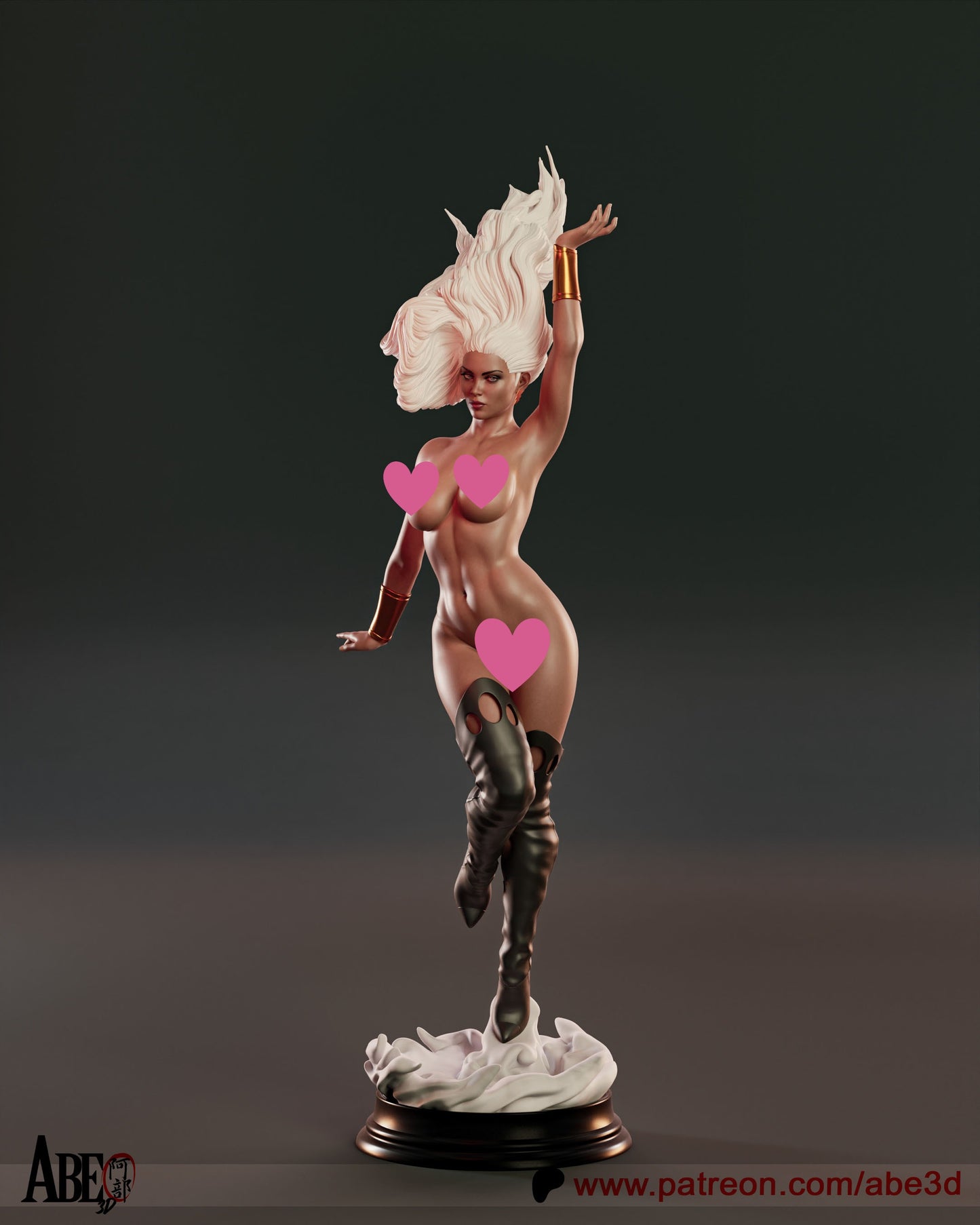 Storm NSFW - Unassembled and Unpainted Garage Kit - Model Designed by Abe3d