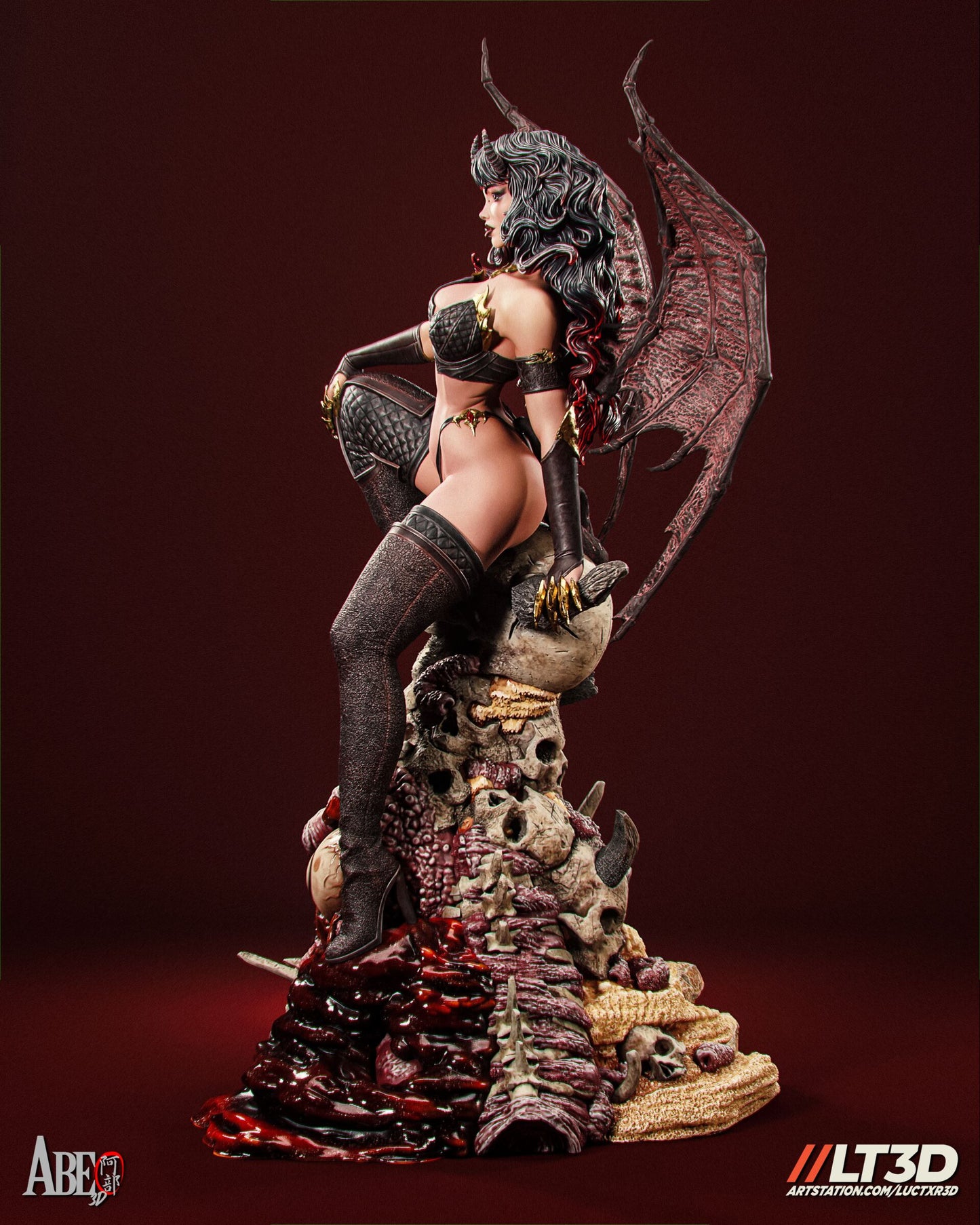 Xyrath - Unassembled and Unpainted Garage Kit - Model Designed by Abe3D/LT3D