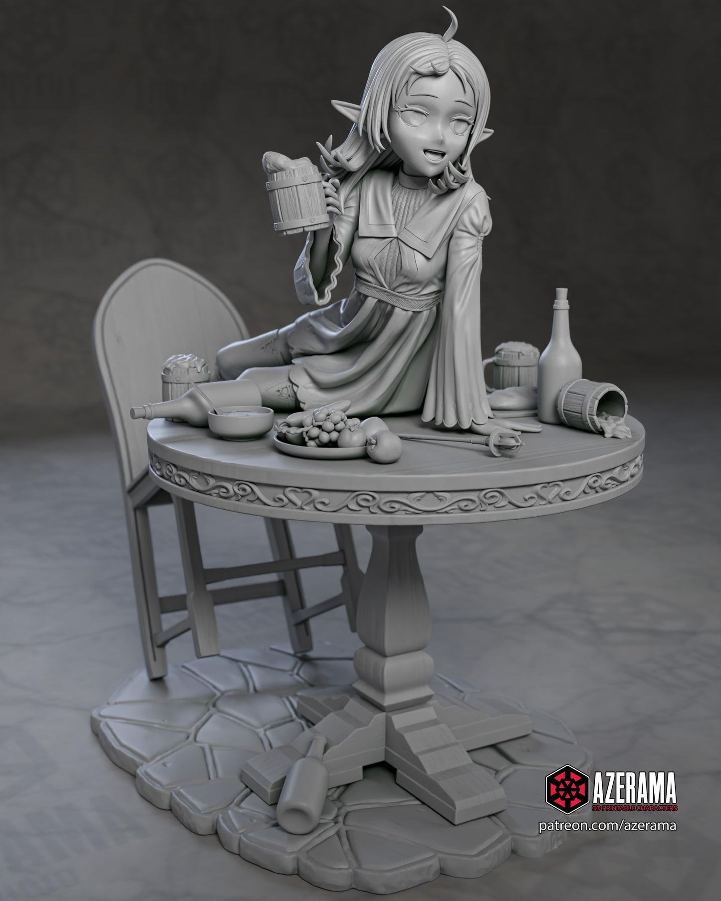 Sylphie (VARAINT PART INCLUDED) - Unassembled and Unpainted Garage Kit - Model Designed by Azerama