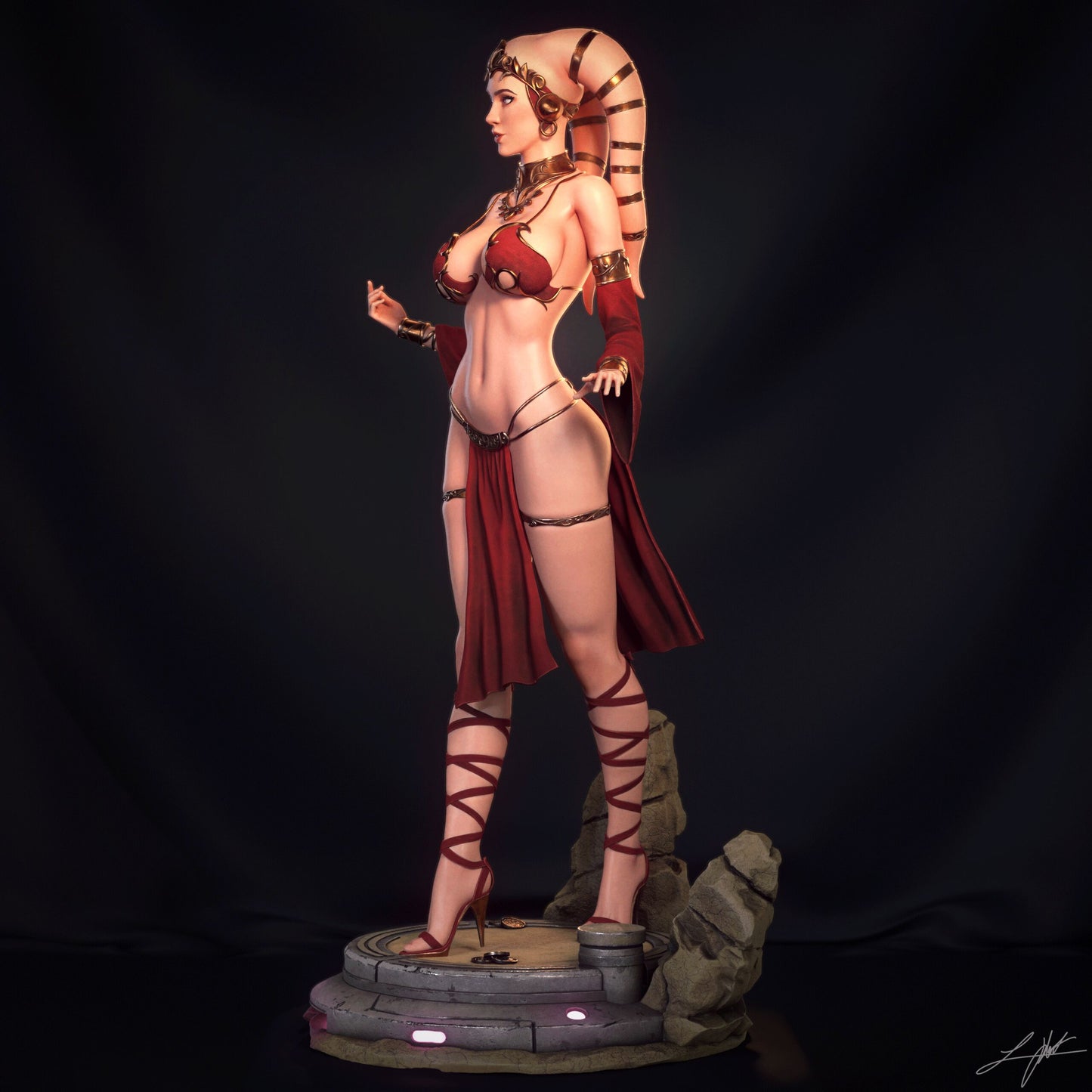 Twilek - Unassembled and Unpainted Garage Kit - Model Designed by Abe3D/Ramses