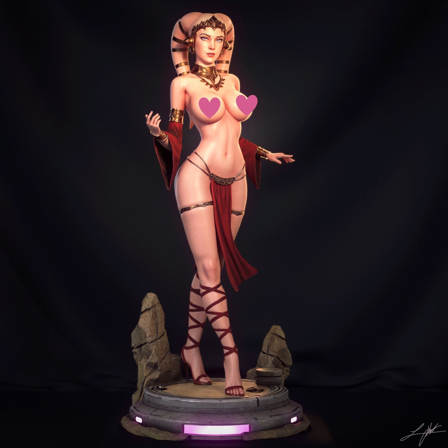 Twilek NSFW - Unassembled and Unpainted Garage Kit - Model Designed by Abe3D/Ramses