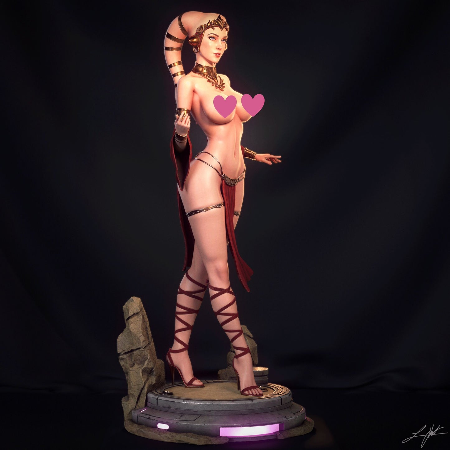Twilek NSFW - Unassembled and Unpainted Garage Kit - Model Designed by Abe3D/Ramses