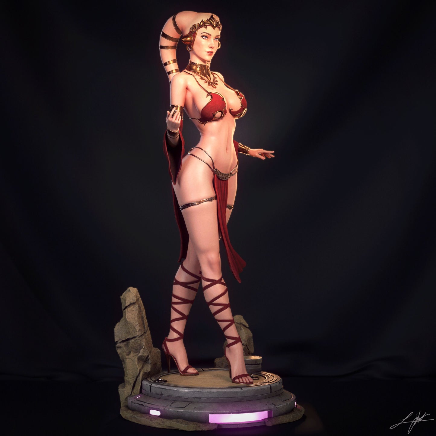 Twilek - Unassembled and Unpainted Garage Kit - Model Designed by Abe3D/Ramses