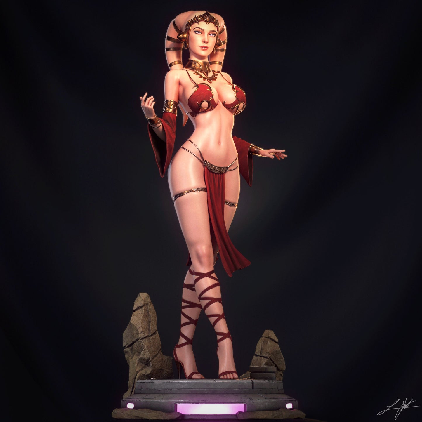 Twilek - Unassembled and Unpainted Garage Kit - Model Designed by Abe3D/Ramses