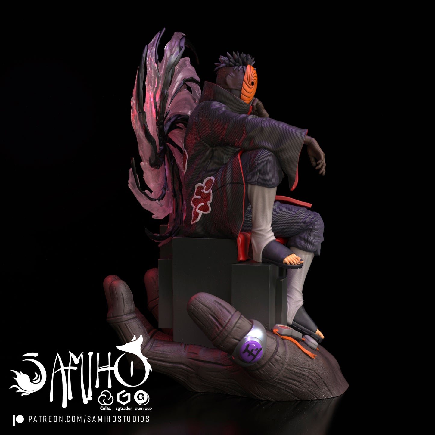Obito - Unassembled and Unpainted Garage Kit - Model Designed by Samiho Studios