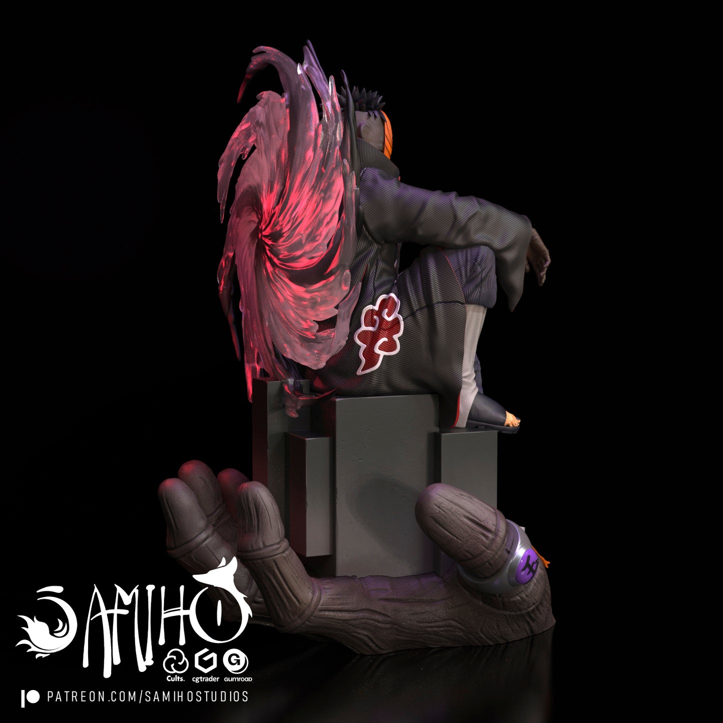 Obito - Unassembled and Unpainted Garage Kit - Model Designed by Samiho Studios