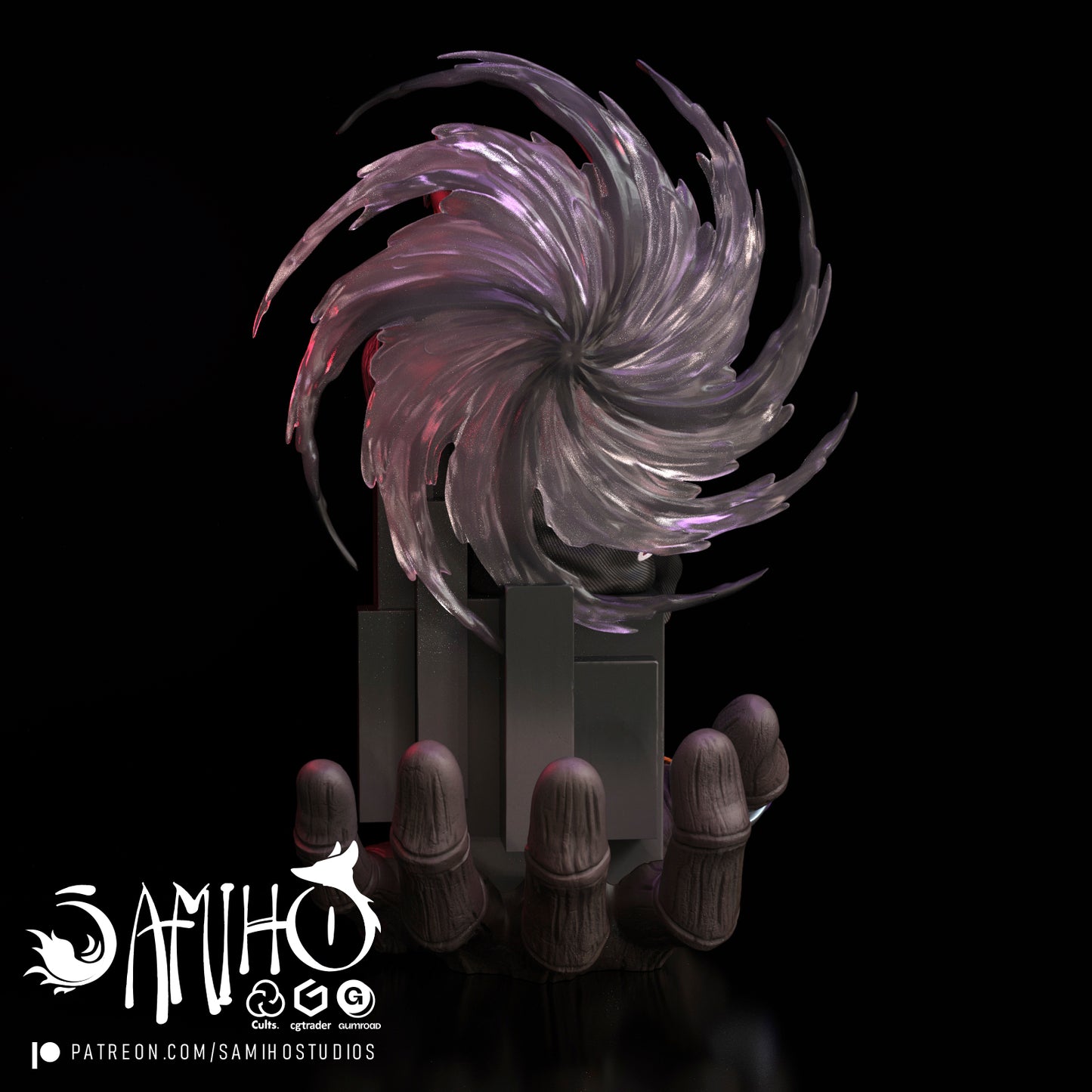 Obito - Unassembled and Unpainted Garage Kit - Model Designed by Samiho Studios