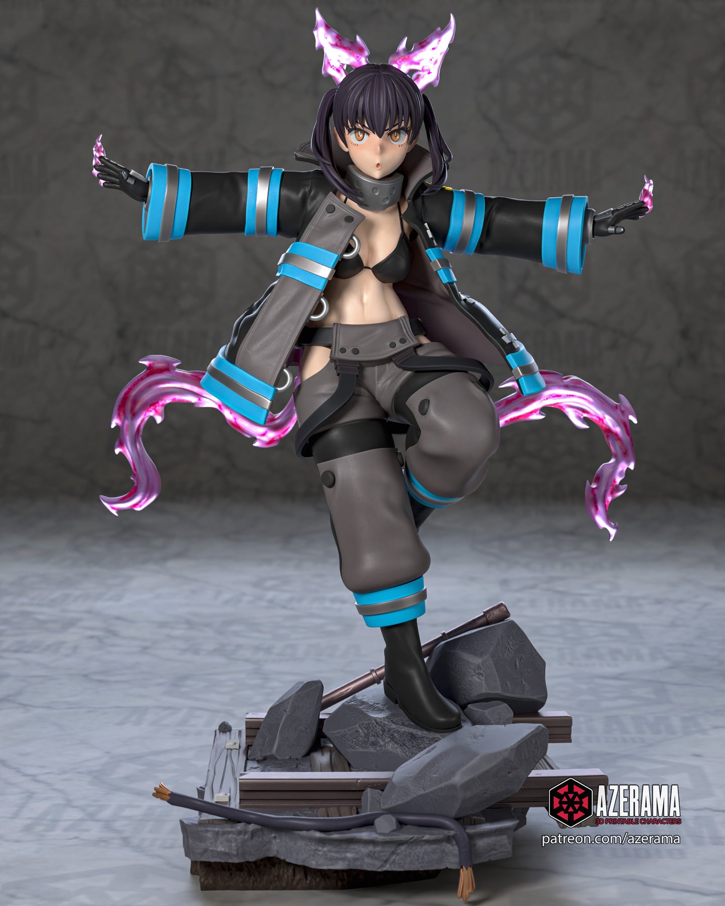 Tamaki - Unassembled and Unpainted Garage Kit - Model Designed by Azerama