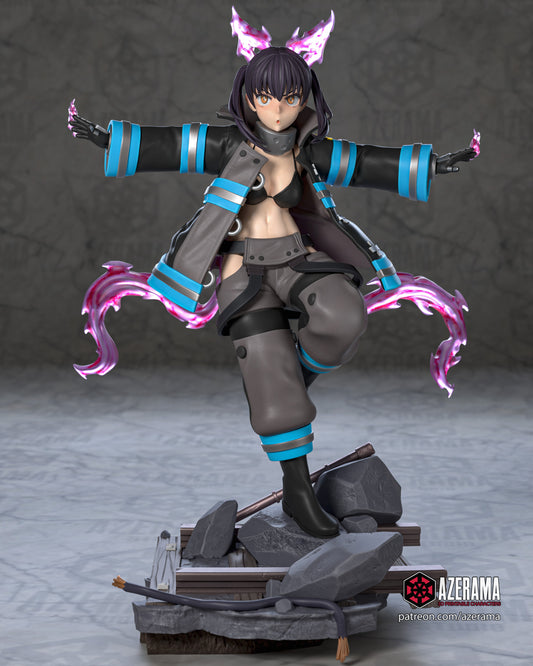 Tamaki - Unassembled and Unpainted Garage Kit - Model Designed by Azerama