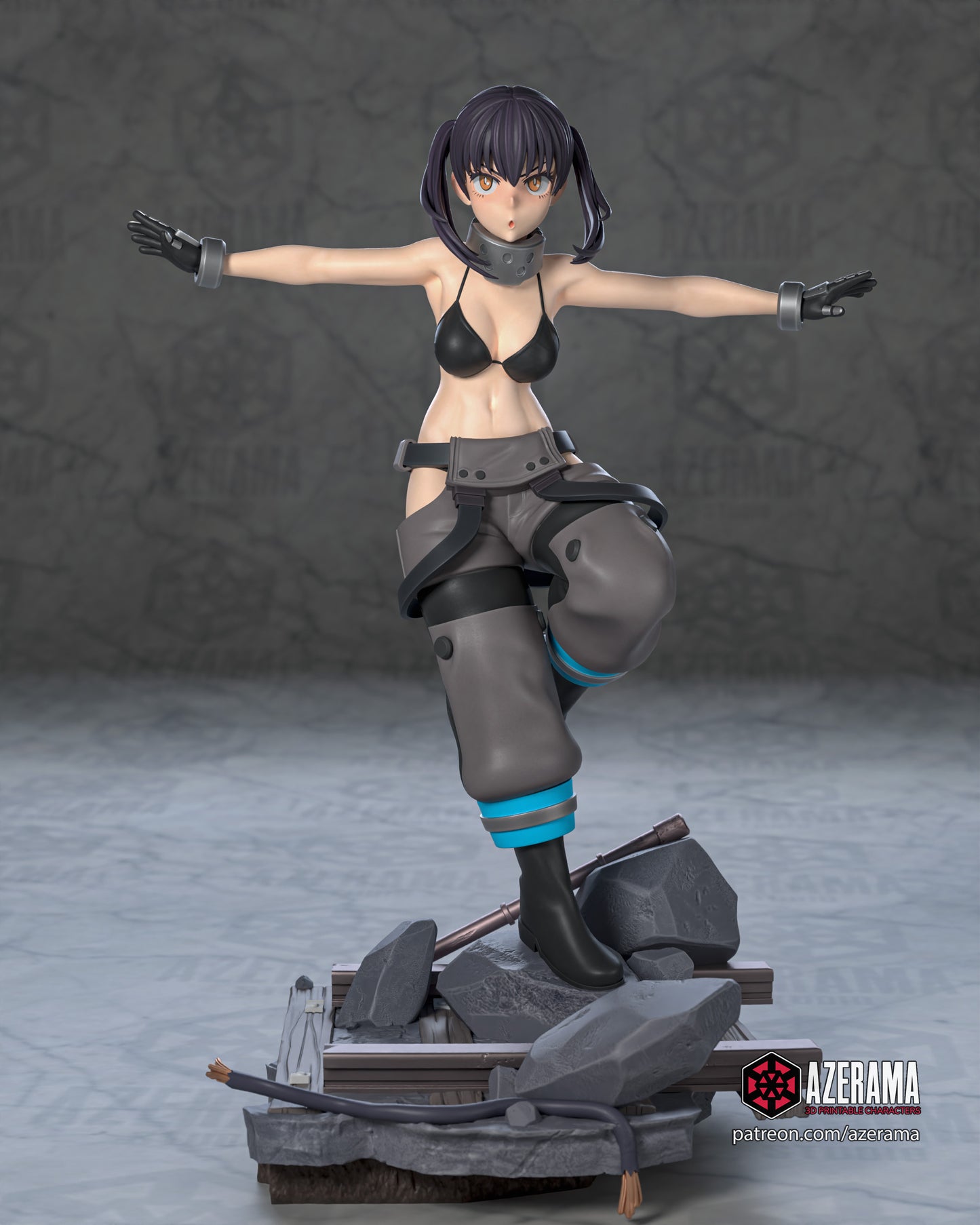 Tamaki - Unassembled and Unpainted Garage Kit - Model Designed by Azerama
