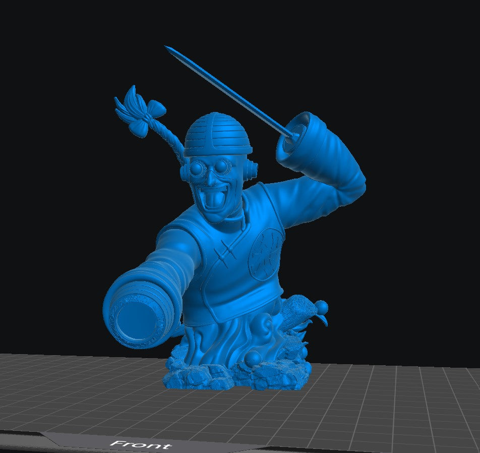 Tao Pai Pai Cyborg - Unassembled and Unpainted Garage Kit - Model Designed by Sekai3D