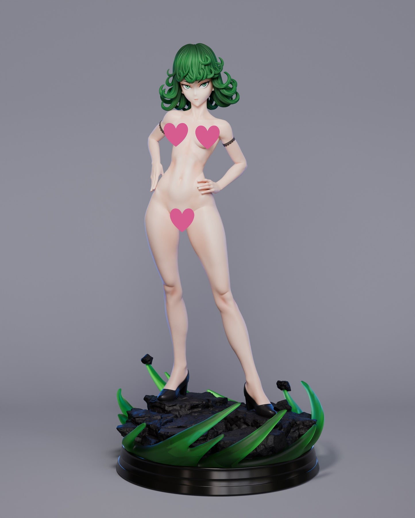 Tatsumaki NSFW - Unassembled and Unpainted Garage Kit - Model Designed by Abe3d/Davi