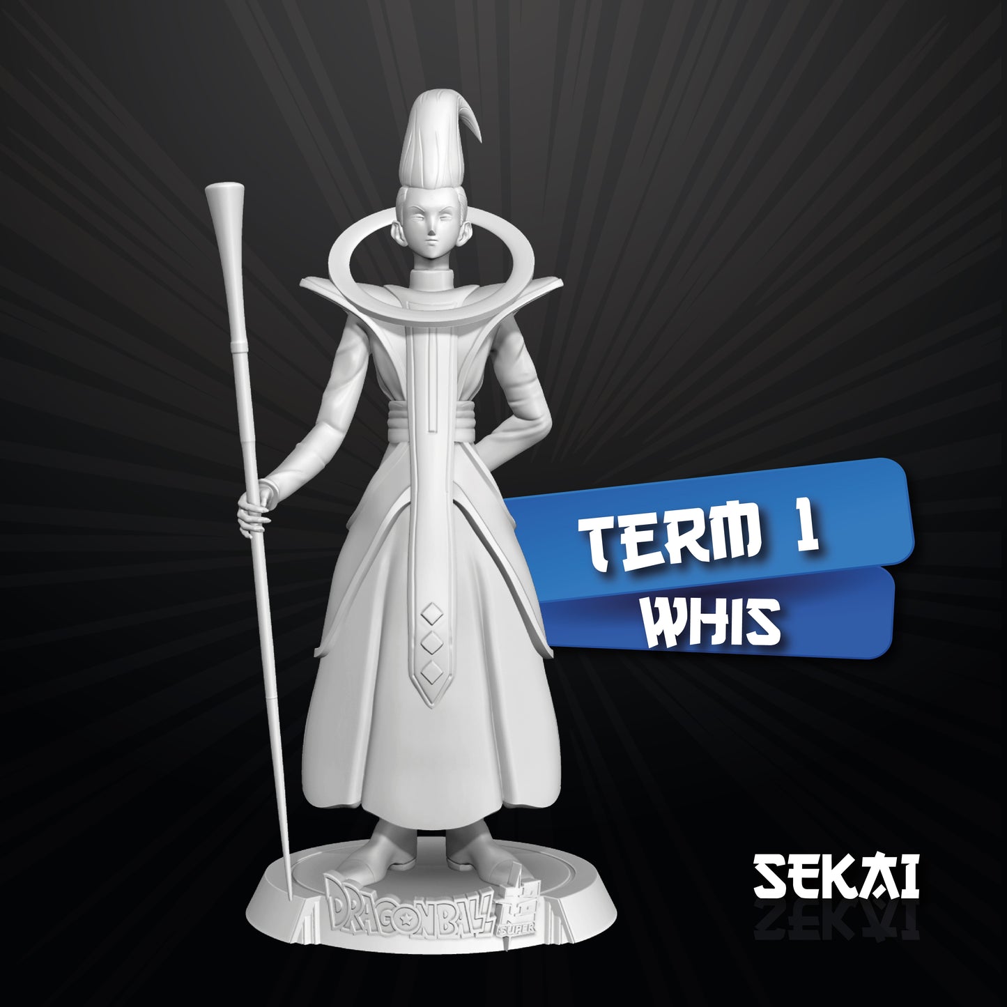 Whis - Unassembled and Unpainted Garage Kit - Model Designed by Sekai3D