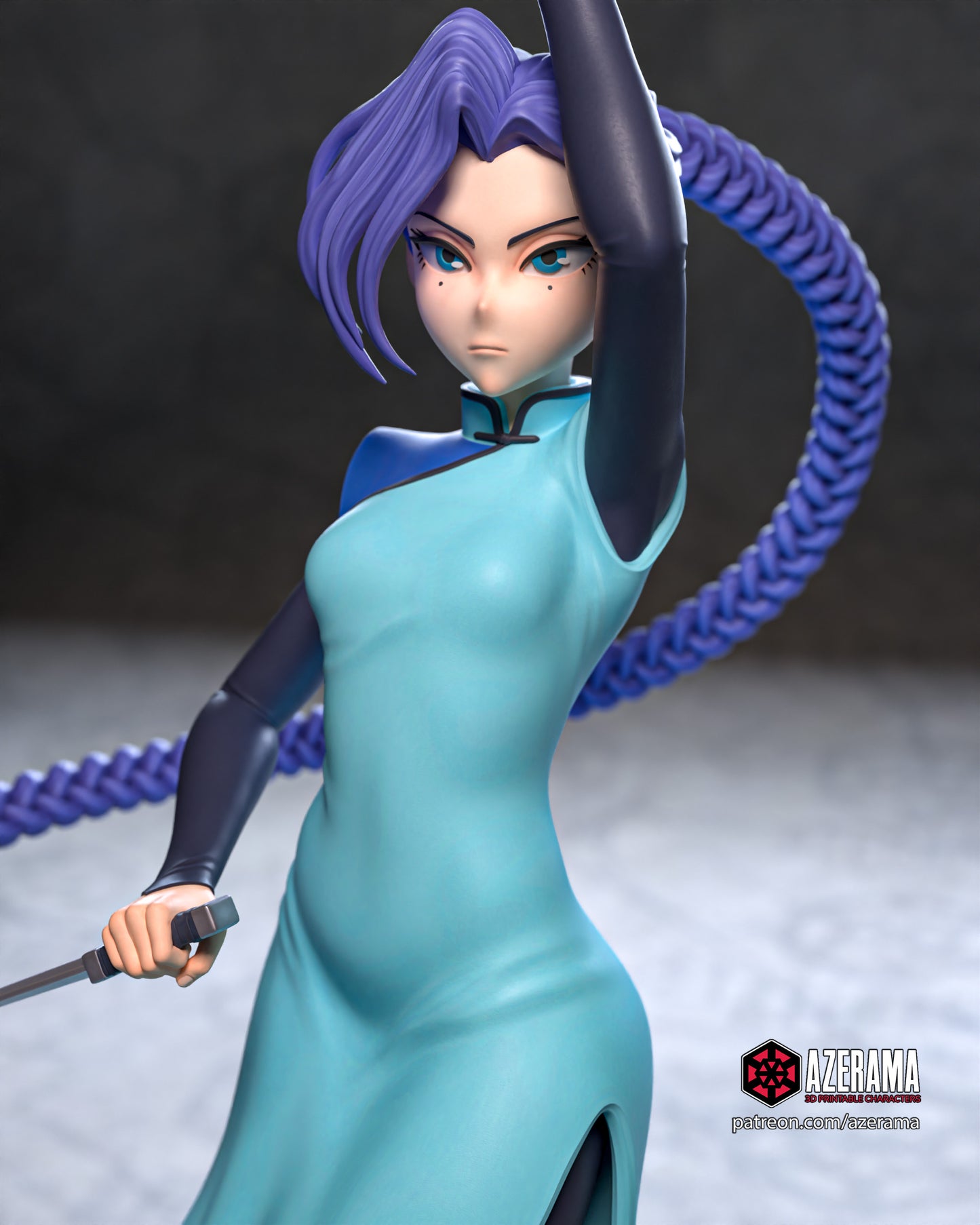Thirteen - Unassembled and Unpainted Garage Kit - Model Designed by Azerama