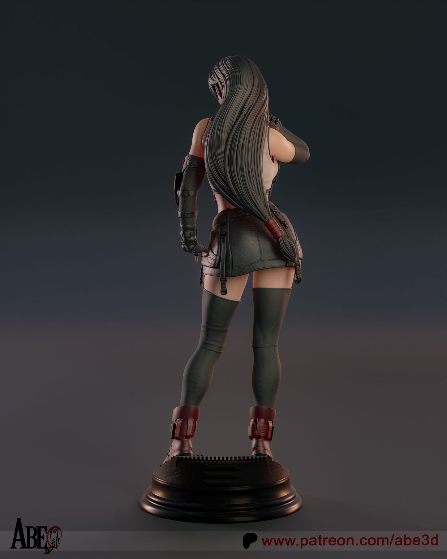 Tifa - Unassembled and Unpainted Garage Kit - Model Designed by Abe3d