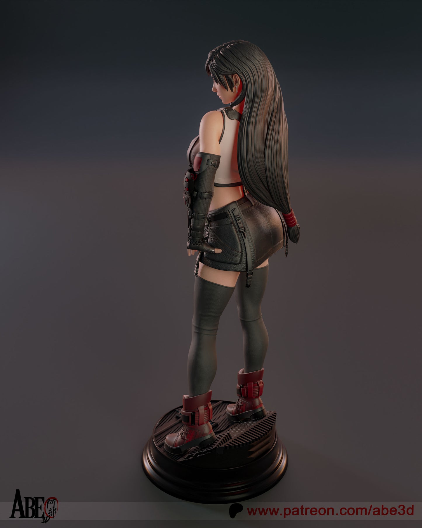 Tifa - Unassembled and Unpainted Garage Kit - Model Designed by Abe3d