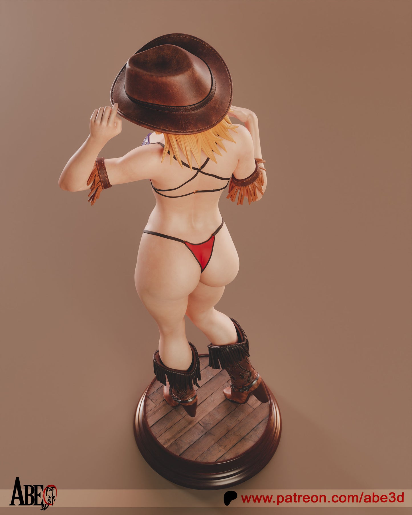 Tina Armstrong (arm variants included) - Unassembled and Unpainted Garage Kit - Model Designed by Abe3d