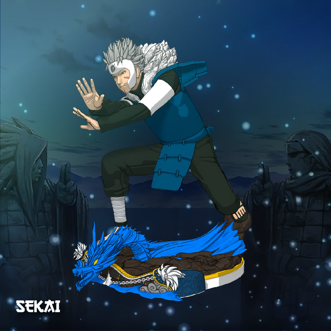 Tobirama Senju - Unassembled and Unpainted Garage Kit - Model Designed by Sekai3d