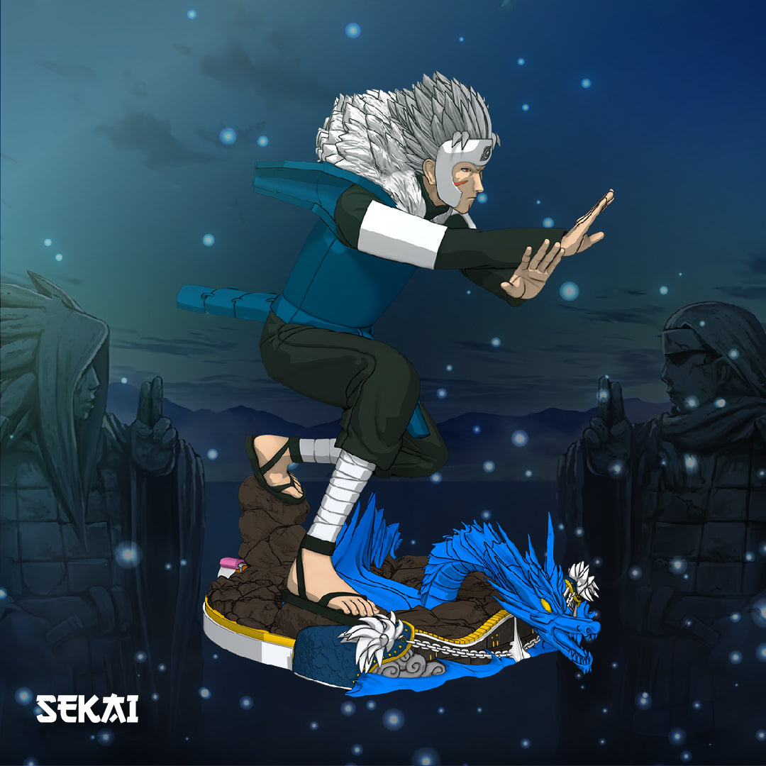 Tobirama Senju - Unassembled and Unpainted Garage Kit - Model Designed by Sekai3d