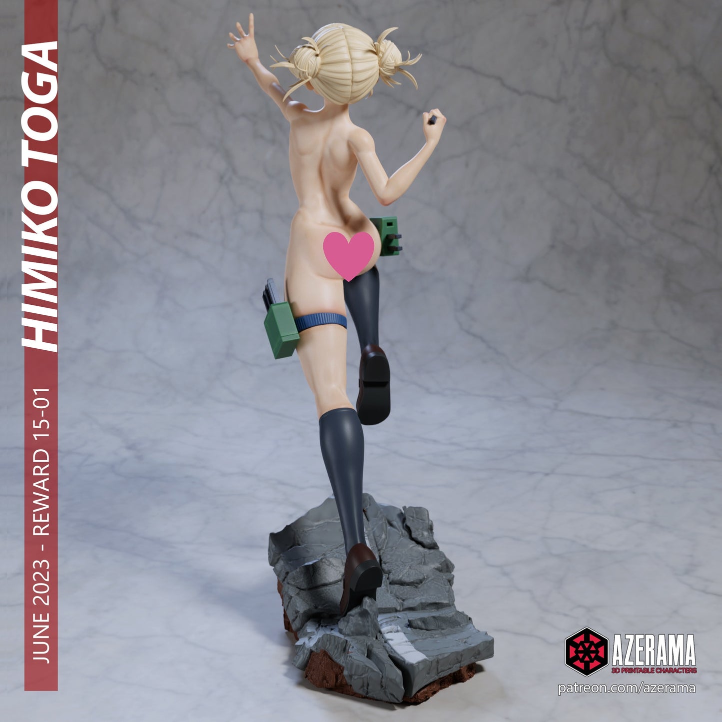 Himiko NSFW - Unassembled and Unpainted Garage Kits - Model Designed by Azerama