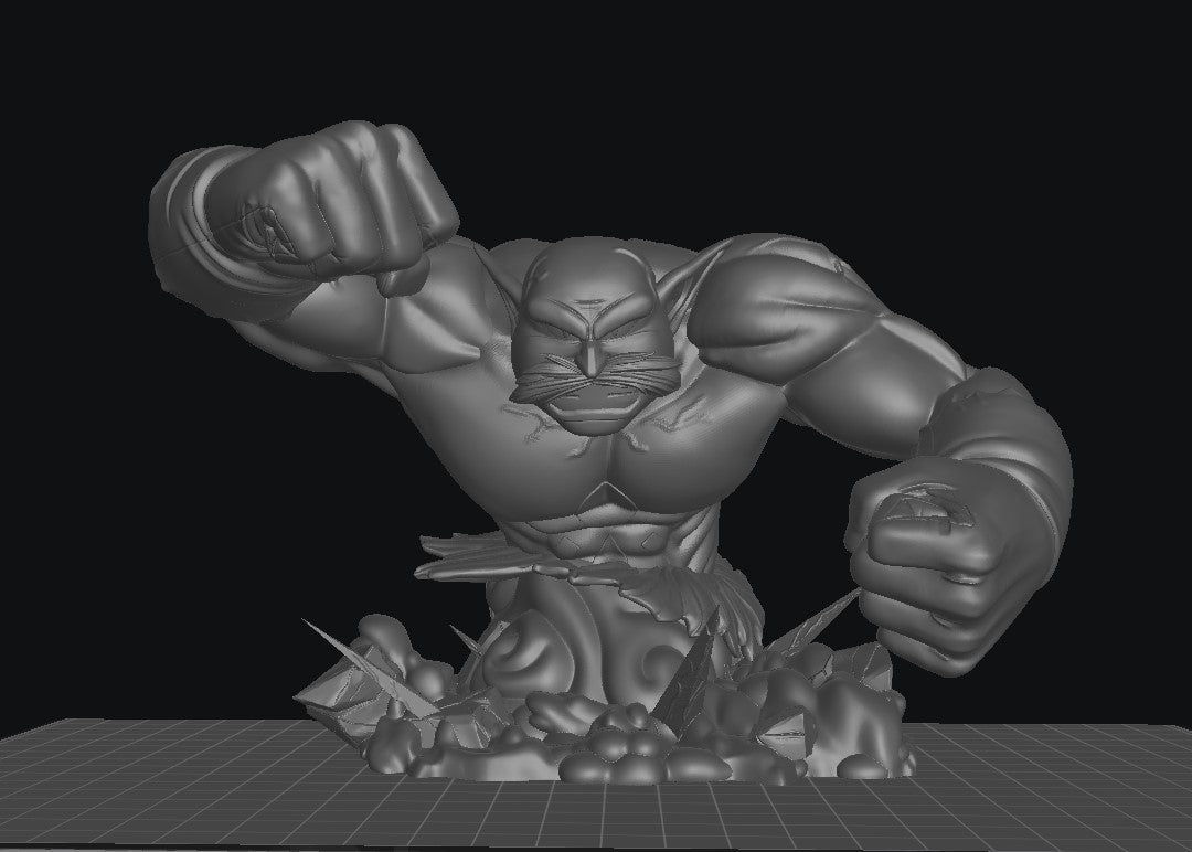 Vegeta vs Toppo Diorama - Unassembled and Unpainted Garage Kit - Model Designed by Sekai3D